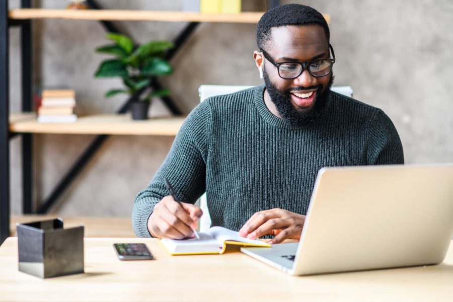 man-using-laptop-in-office